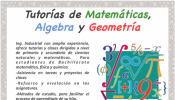 Tutorías de Matemáticas, Álgebra, Geometría y Trigonometría