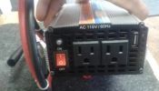 Inversor de corriente 12v a 110 v es de 1200 wat