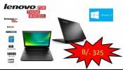 Lenovo B40 80 Intel Core i3 4005U a 1.7GHz, 14 HD, 4GB DDR3L, 500GB, Webcam, 802.11n, Windows 10 Home / 64bit Inglés